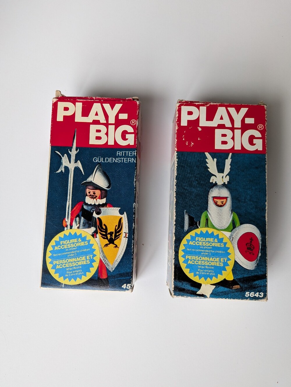 Rare Vintage Play-Big Figures With Original Boxes